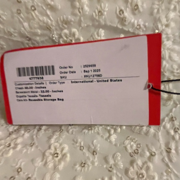 House of India Embroidered Georgette Salwar Kameez gown frock reception XL - Picture 10 of 16